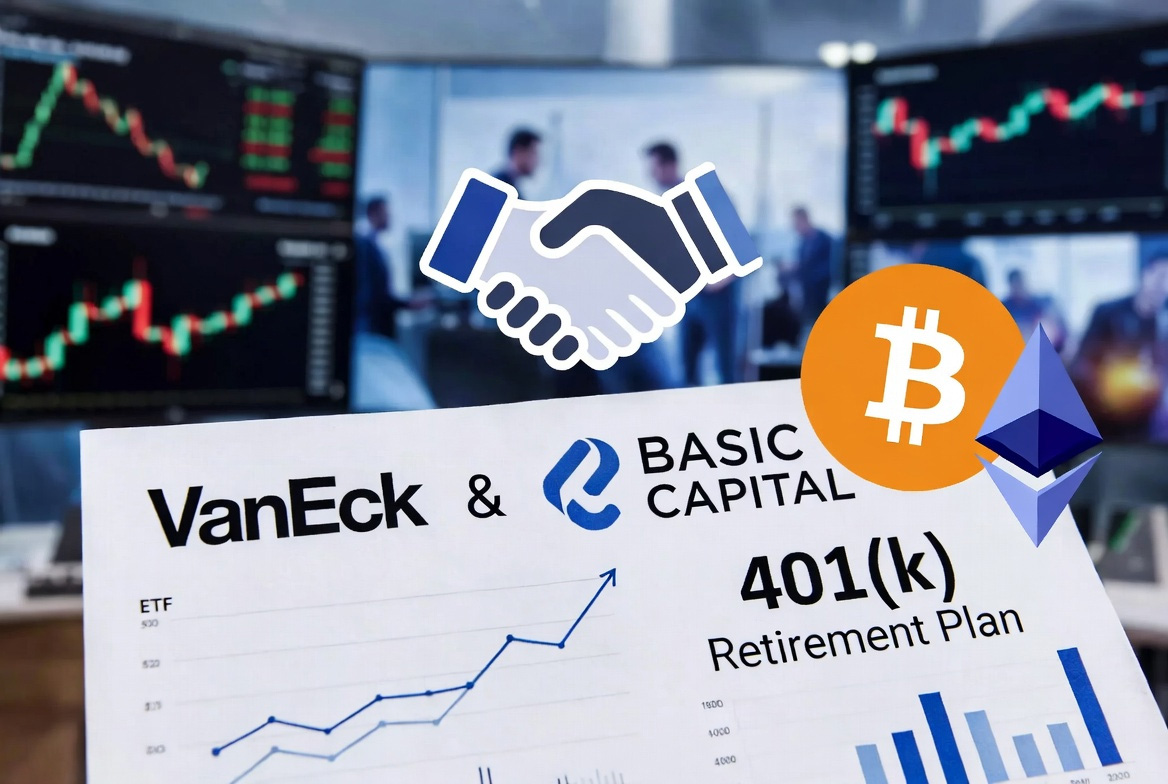 VanEck Partners with Basic Capital to Bring Crypto ETFs into 401(k) Plans – A Major Step for Retirement Investors in 2025