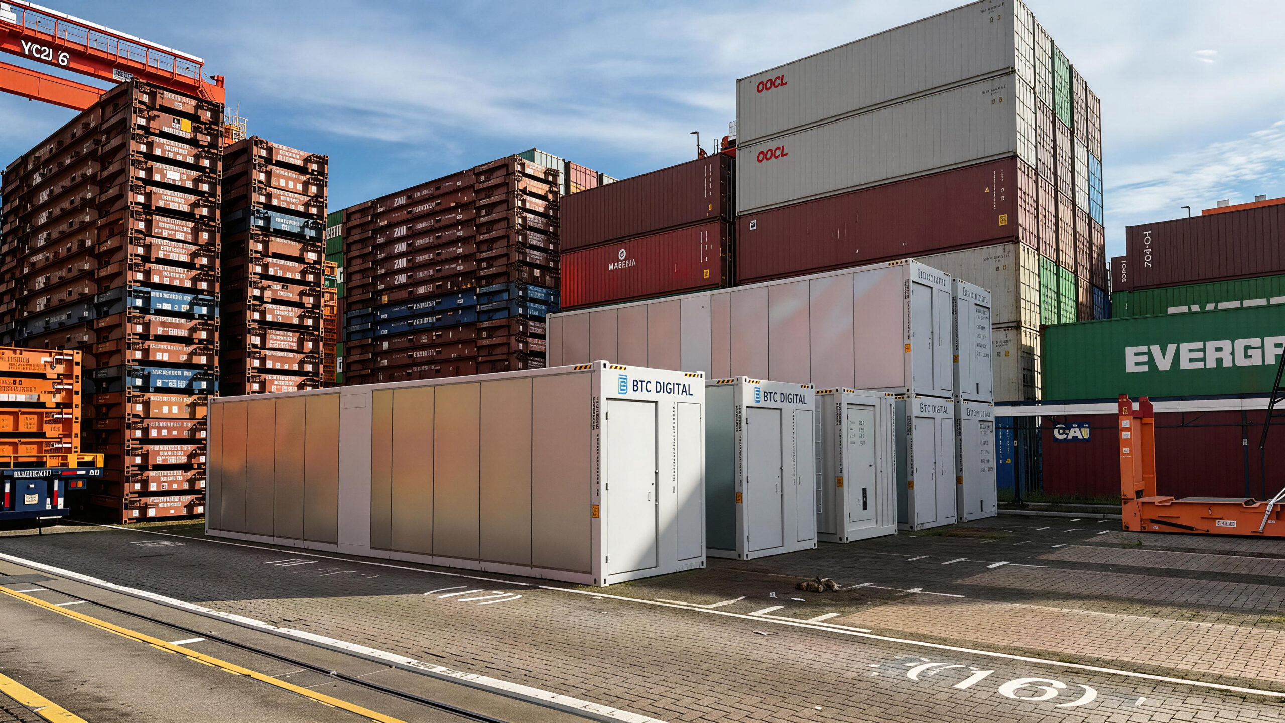 High Density Air Cooled Mining Container