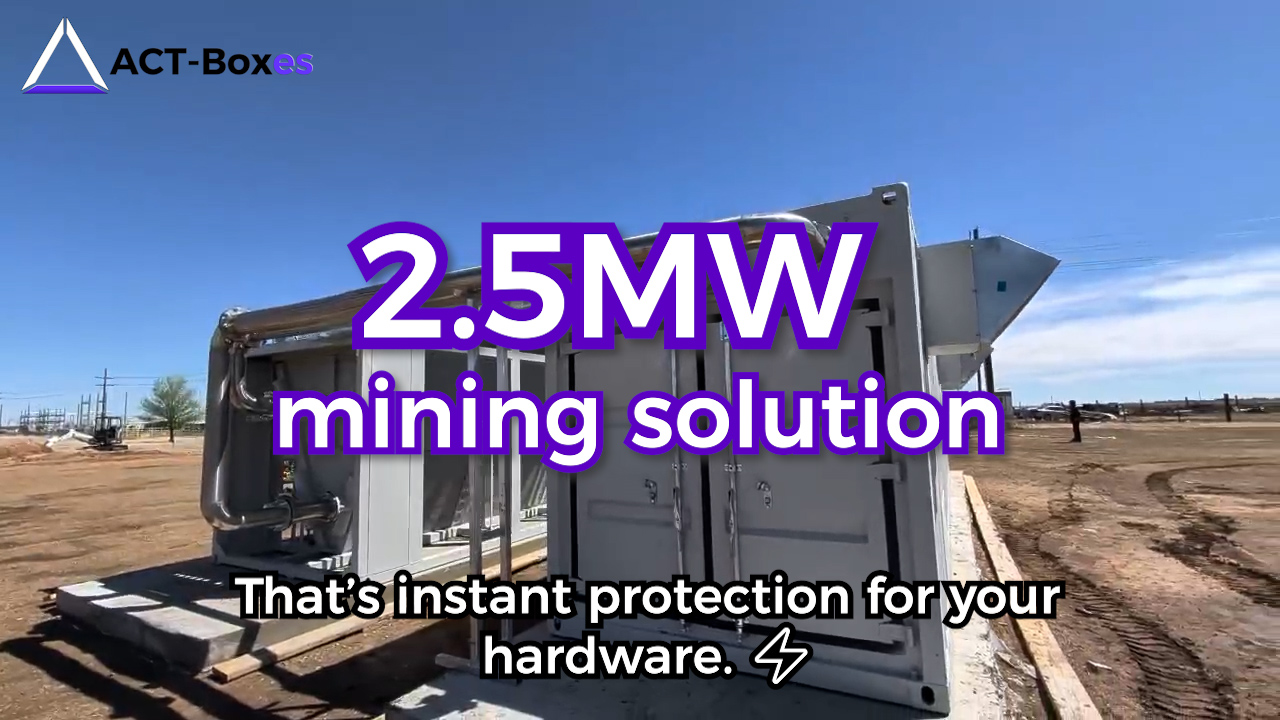 How ACT-Boxes Scaled a 2.5MW Liquid Cooling Mining Project