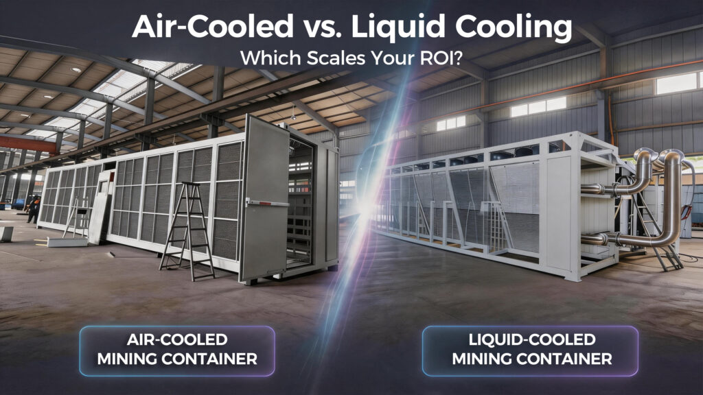 Air-Cooled vs. Liquid Cooling Mining Containers: The Ultimate Scale Guide