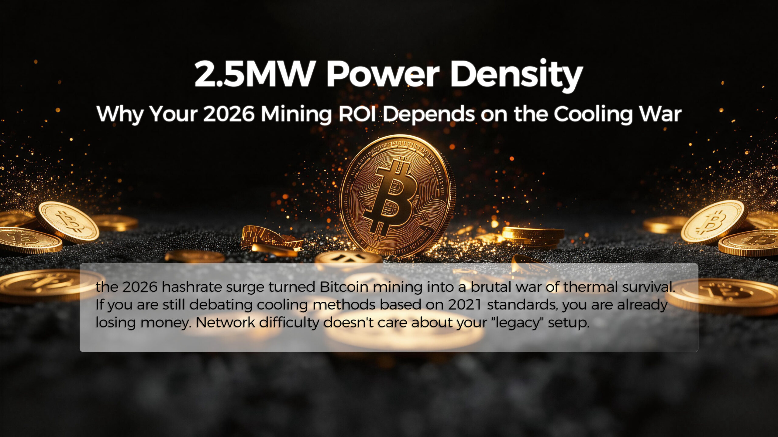 Why Your 2026 Mining ROI Depends on the Cooling War