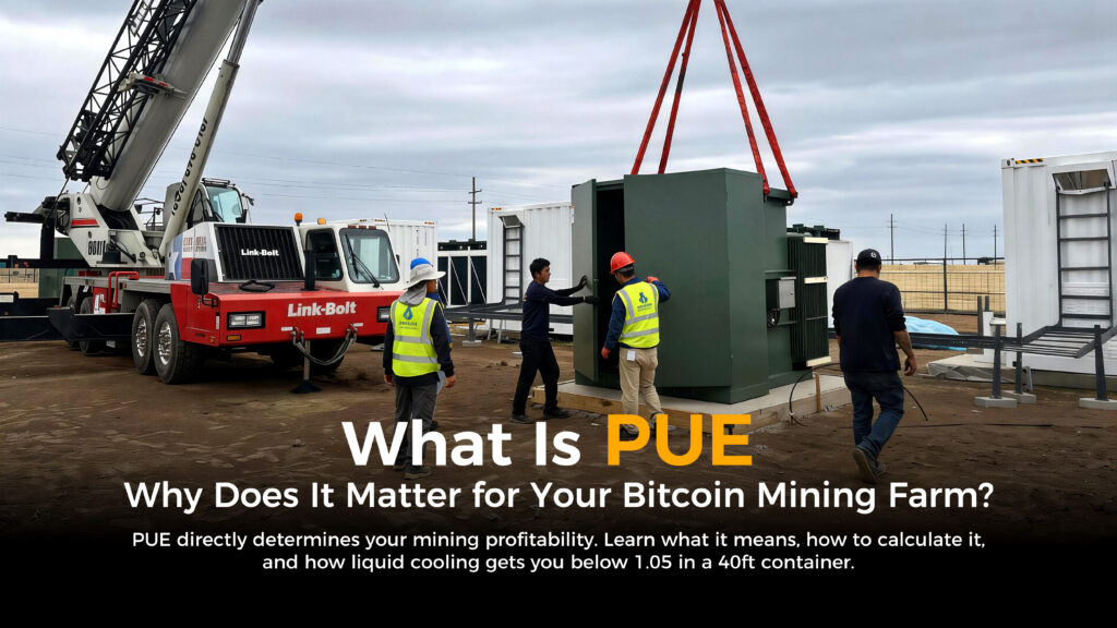 What Is PUE and Why Does It Matter for Your Bitcoin Mining Farm
