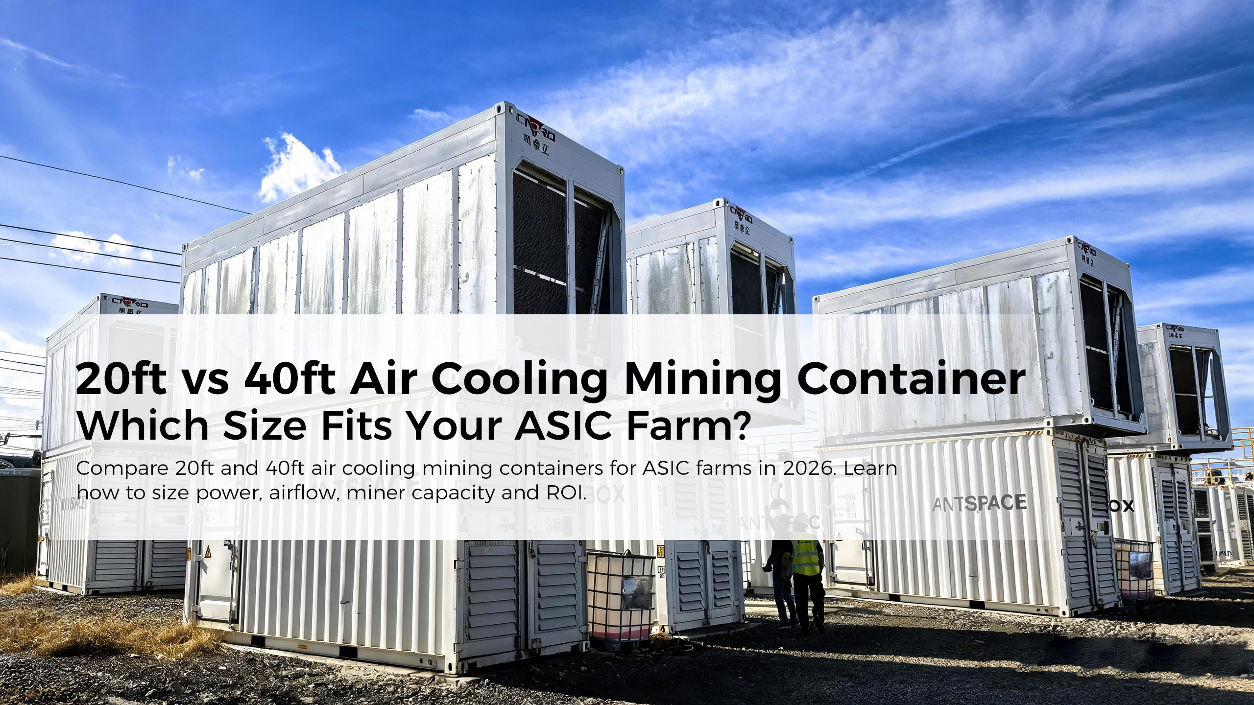 Dry Cooler vs Cooling Tower for Mining Containers: Which Heat Rejection System Fits Your Site?