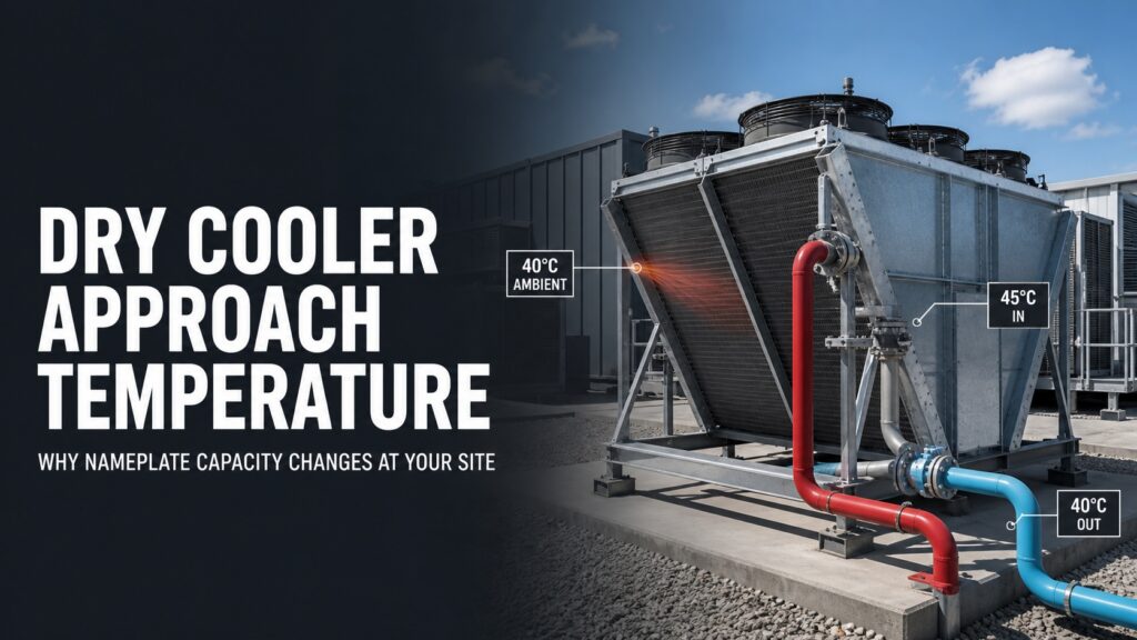 Dry Cooler Approach Temperature Explained: Why Nameplate Capacity Changes at Your Site