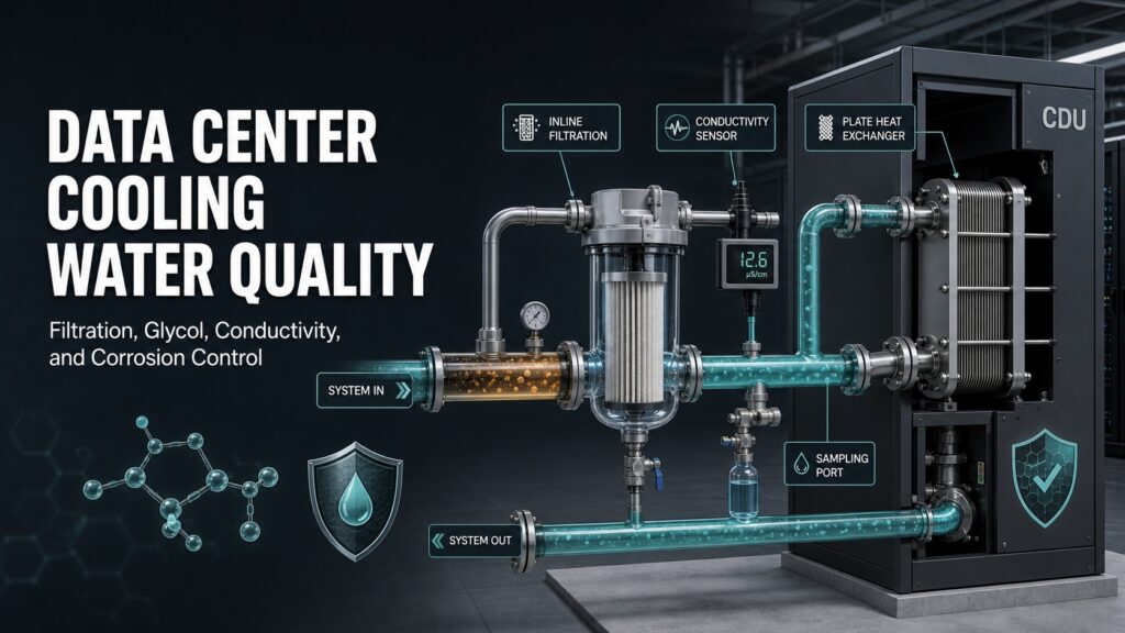 Data Center Cooling Water Quality: Filtration, Glycol, Conductivity, and Corrosion Control