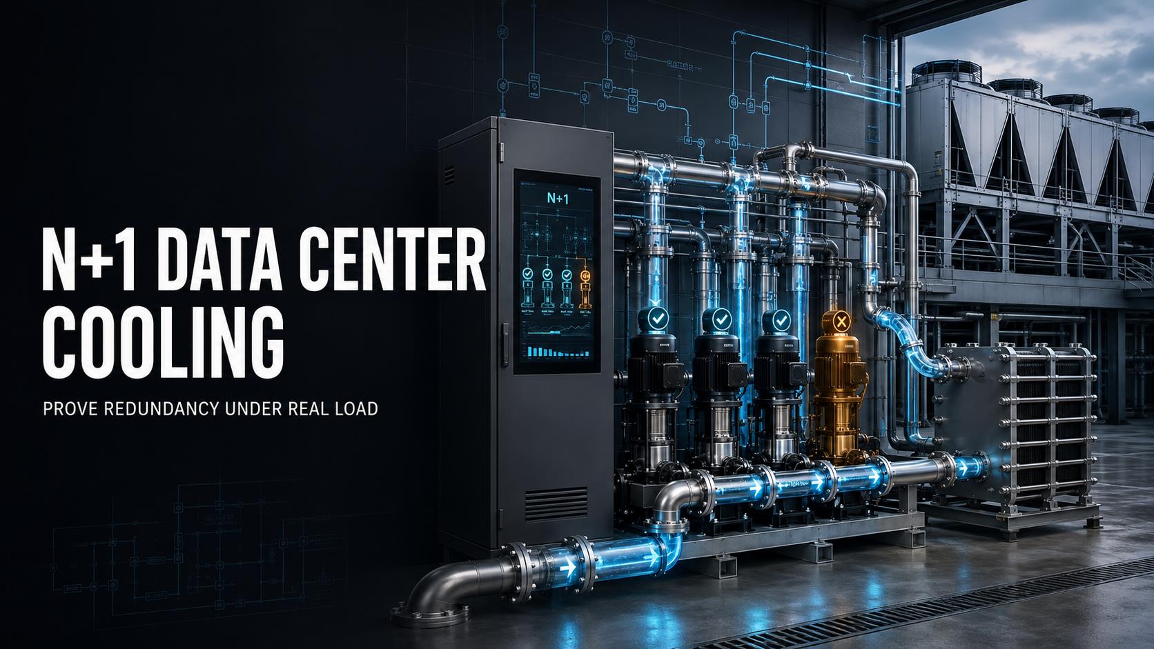 N+1 Data Center Cooling: How to Prove Redundancy Under Real Load